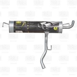 Глушитель для а/м Nissan Qashqai (06-) 1.6i осн. (алюм. сталь) (EMM 1407)