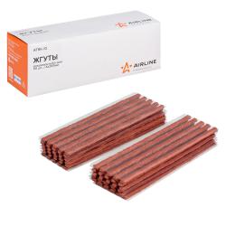 Жгуты для ремонта б/к шин, 6*200мм, 60 шт, коричневые, ПВХ подложка, в коробке (ATRK-10)