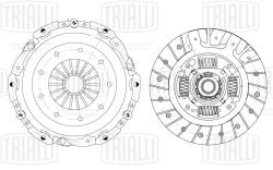 Сцепление в сборе для а/м Лада Largus (16-) (КПП BVI5) (без муфты) (FR 762)