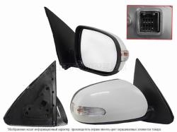 Зеркало Kia Cerato 08-10 / Forte 08-13 (Справа/ Регулировка/ Повторитель поворота/ 5 контактов)