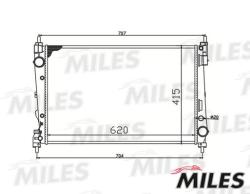 Радиатор OPEL CORSA D 1.7TD 06- acrm376