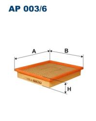 Фильтр воздушный CHRYSLER VOYAGER III 00- AP 003/6