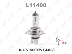 Лампа H4 12V 100/80W P43T-38 L11400