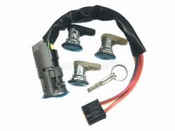 Личинка замка Renault Logan 04-16 / Sandero 09-14 / Sandero Stepway 10-14 ((комплект с ключами + лич