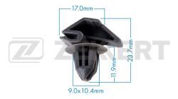 Клипса крепёжная Ford (миним. кол-во заказа 10 шт) be-1848