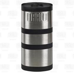 Глушитель универс. (овал 105x170) L=380 d=63 (1 вх. 1 вых. с камерой) (нерж. сталь) (EAM 22L38063)