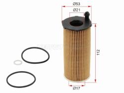 Фильтр масляный (картридж) HYUNDAI SANTA FE 18-/G80 20-/KIA CARNIVAL 20-/SORENTO 20-/K8 21- (бензин)