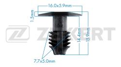 Клипса крепёжная Hyundai Kia (миним. кол-во заказа 10 шт) be-3137