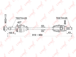 ШРУС NISSAN ALMERA(N16) 1.5 00> нар. CO-3638A