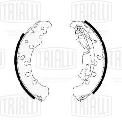 TRIALLI GF 4559 Колодки тормозные для автомобилей Opel Corsa D (06-) барабанные 203x38