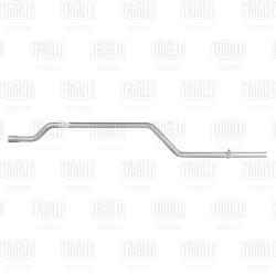 Труба выхлопная для а/м ГАЗ 2705 Газель рестайлинг (алюм. сталь) (EMP 0308)