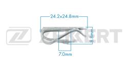 Зажим VAG Volvo (миним. кол-во заказа 10 шт) be-2019