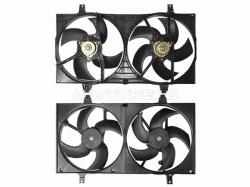 Диффузор радиатора в сборе NISSAN ALMERA 00-06/PRIMERA 01-07