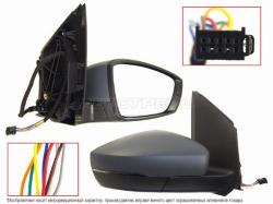 Зеркало Volkswagen Polo 09-20 (Справа/ Обогрев/ Повторитель поворота/ Складывание/ 8 контактов)