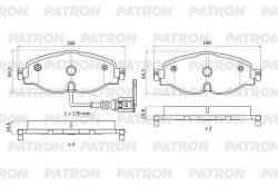 PBP1307 Колодки тормозные дисковые