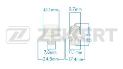 Клипса крепёжная VAG (миним. кол-во заказа 10 шт) be-2906