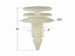 Клипса обшивки двери GM (1 шт.)