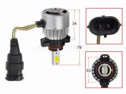 Лампа (H16/ LED/ Комплект/ 36W 3800LM (евро цоколь))