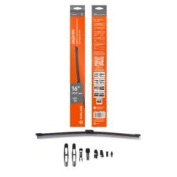 Щетка стеклооч задняя универс бескаркас 400мм (16") 8 адаптеров (AWB-R-400)