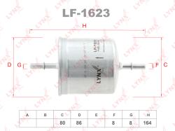 Фильтр топливный VOLVO S40 I 1.6-2.0 95-03 / S60 I 2.0-2.5 00-10 / S80 I 2.0-2.5 98-06 / XC70 I 2.4- lf-1623