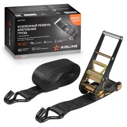 Ремень крепления груза усиленный PRO с храповиком 12 т, 8 м (ASTT001)