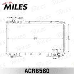 Радиатор TOYOTA RAV4 2.0 94-00 паяный acrb580