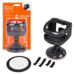 Держатель напитков на приборную панель/окно/дефлектор, черный (ACH-D-002)