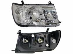 Фара Toyota Land Cruiser (J100) 98-02 (Справа/ Галоген/ Ручная регулировка/ цельная хрусталь. до рей