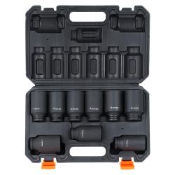 Набор головок ударных 1/2"DR L=78мм, 9пр. (29-38мм) пласт.кейс (ATAS406)