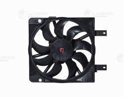 LUZAR LFc 01272 Электровентилятор охлаждения для автомобилей 2170-72 Приора (с кожухом) (тип Panasonic)