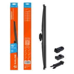 Щетка стеклоочистителя зимняя 380мм (15") 4 адаптера (AWB-W-380)