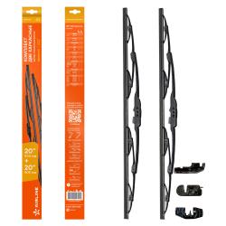 Щетки стеклооч каркас компл. (2шт.) 500/500мм (20"/20") 2 адаптера (AWB-K-510K)