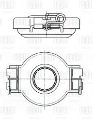 Муфта выкл. сцеп. для а/м VW Golf II (83-)/III (92-) (мех.) (CT 1815)