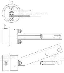 Актуатор турбокомпрессора для а/м ГАЗон Next с дв. ЯМЗ-53443-20 (E-5) (тип ТКР50) (LTC 0341)