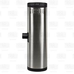 Глушитель универс. (овал 125x175) L=630 d=52-43 (1 вх. 2 вых.) (нерж. сталь) (EMM 20Т63052-43)