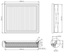 Фильтр для а/м Aito M7 (22-)/Seres M7 (23-) 1.5hyb (возд.) (TR55631)