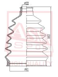 Шрус наружный 32x54x26 CHRYSLER VOYGER 1995-2001 chr-vgra47