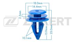 Клипса крепёжная Land Rover (миним. кол-во заказа 10 шт) be-2894