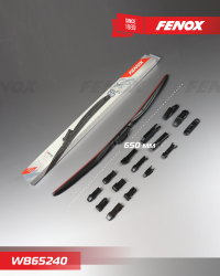 Щётка с/о 650мм 26"" Гибридная. Крепление: 15 в 1 WB65240