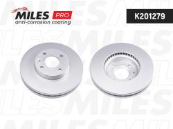 Диск тормозной CHEVROLET AVEO 11-/COBALT 11- передний вент.D 256mm с покрытием K201279