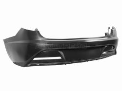 Бампер задний Hyundai Sonata 19-23 (Цельный)