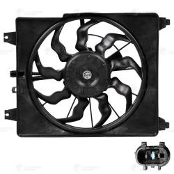 Э/вентилятор кондиц. для а/м Hyundai Grand Starex (H-1) (07-) 2.5D (A2) (с кожухом) (LFAC 0804)