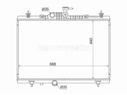Радиатор Renault Koleos 08-16