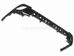 Бампер задний Toyota Highlander 19- (Нижняя часть/ Цельный/ Под одну трубу)