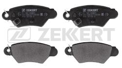 Колодки торм. диск. задн. Chevrolet Corsa 94- Opel Astra G 98- Zafira A 99- bs-1387