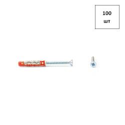 Дюбель универсальный BLUEFIX/VA (пот. самор.) 6х35 565540 100шт FORTLUFT sts027257