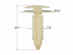 Клипса обшивки двери GM (1 шт.)