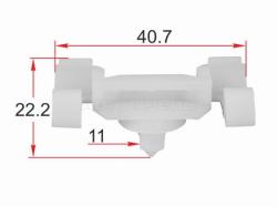 Клипса обшивки двери MERCEDES (1 шт.)
