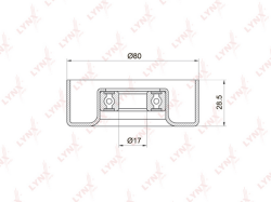 Натяжитель ремня приводного MITSUBISHI GALANT/LANCER/OUTLANDER 2.0/2.4 00- PT-3024