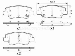 Колодки тормозные (Сзади) Hyundai Staria 21- / Ioniq 5 21-
